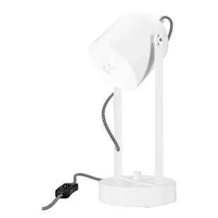 Biała lampa stołowa − LAMKUR - Noże stołowe - miniaturka - grafika 1