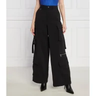 Spodnie damskie - Patrizia Pepe Spodnie | Oversize fit - miniaturka - grafika 1