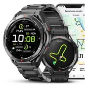 Smartwatch - Smartwatch Męski Gps Menu Polskie Wodoodporny Sport Rozmowy Smart Watch Pl - miniaturka - grafika 1