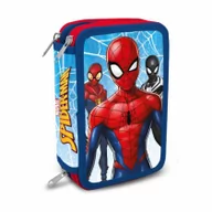 Piórniki - Kids Euroswan Piórnik trzykomorowy z wyposażeniem Spiderman SP30008 - miniaturka - grafika 1