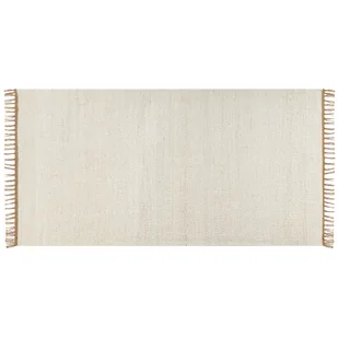Dywan z juty 80 x 150 cm jasnobeżowy LUNIA - Dywany - miniaturka - grafika 1