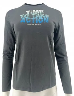 North Sails Szara Bluzka Długi Rękaw Z Nadrukiem Bawełniana 116 Kyb - Bluzki damskie North Sails Szara Bluzka Długi Rękaw Z Nadrukiem Bawełniana 116 Kyb - Bluzki damskie - miniaturka - grafika 1