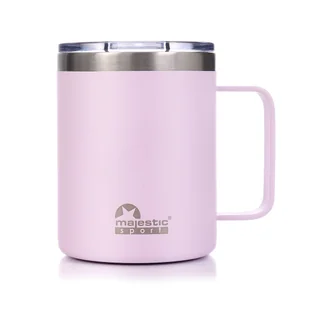 Kubek termiczny Majestic Sport Gump 400 ml różowy - Kubki termiczne - miniaturka - grafika 1