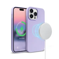 Etui i futerały do telefonów - Crong Color Cover Magnetic - Etui iPhone 14 Pro MagSafe (fioletowy) - miniaturka - grafika 1