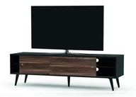 Szafki RTV - Drewniana Szafka Rtv W Stylu Retro Sonorous Rtra-180-Blk-Vic Szerokość 180Cm - miniaturka - grafika 1