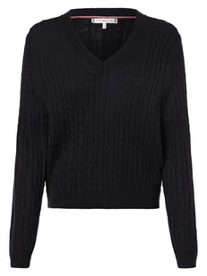 Tommy Hilfiger Sweter damski Kobiety Wełna niebieski jednolity, M - Swetry damskie - miniaturka - grafika 1