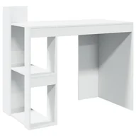 Biurka - vidaXL Biurko, białe, 103,5x56,5x94 cm, materiał drewnopochodny - miniaturka - grafika 1