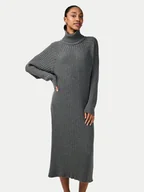 Sukienki - YAS Sukienka dzianinowa Mavi 26028660 Szary Regular Fit - miniaturka - grafika 1