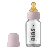 Butelki dla niemowląt - Bibs Baby Glass Bottle Dusky Lilac Antykolkowa Butelka Szklana Dla Noworodków 110 Ml - miniaturka - grafika 1
