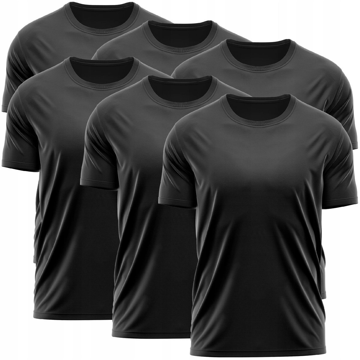 Koszulka Wojskowa Militarna Patriotyczna Zestaw 6 Pak 6Pak Gładka Basic