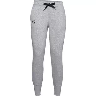 Spodnie damskie Under Armour Rival Fleece szary melanż 1356416 035-XXL - Spodnie damskie - miniaturka - grafika 1