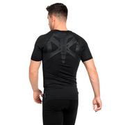 Koszulki męskie - Odlo Odlo Męski t-shirt Active Spine 2.0 czarny M 313272 - miniaturka - grafika 1