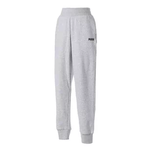 Spodnie dresowe damskie Puma ESSENTIAL CLOSED TR szare 84720402-M - Dresy damskie - miniaturka - grafika 1
