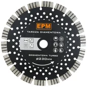 Tarcze do pił - EPM professional TARCZA DIAMENTOWA SEGMENTOWA TURBO Z OTWORAMI CHŁODZĄ. 230MM - miniaturka - grafika 1