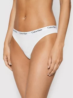 Majtki damskie - Calvin Klein Underwear Figi klasyczne Carousel 0000D1618E Biały - grafika 1