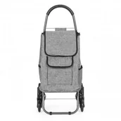 Torby i wózki na zakupy - Wózek na zakupy ModernHome potrójne koła 33L - miniaturka - grafika 1