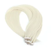 Pozostałe akcesoria fryzjerskie - TEMU Premiumowa Taśma do Przedłużania Włosów z Syntetycznych Włókien - Niewidoczna Spojliwająca dla Bezszwowych Przedłużeń, Długie Proste Blond - miniaturka - grafika 1