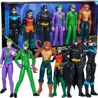 Figurki dla dzieci - Duży Zestaw 6w1 DC Comics Duże figurki Batman, Robin, Nightwing, Joker, Człowiek Zagadka, Copperhead 28 cm 3+ - miniaturka - grafika 1