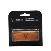 Tenis ziemny - Owijka podstawowa Wilson RF Premium Replacement Grip Brown - miniaturka - grafika 1