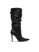 Kozaki damskie - Steve Madden Kozaki Schmooze SM11003453 Czarny - miniaturka - grafika 1