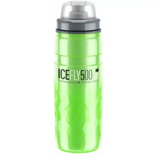 ELITE Bidon 500ml ICE FLY termos zielony BPA FREE - Shakery i bidony sportowe - miniaturka - grafika 1