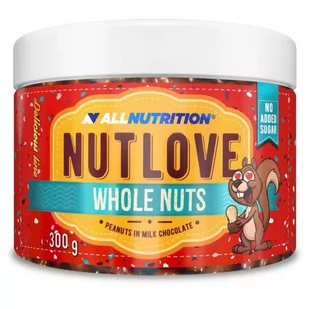 ALLNUTRITION Allnutrition Nutlove Whole Nuts Milk Chocolate 300 - Inne słodycze - miniaturka - grafika 1