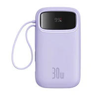 Powerbanki - Powerbank Baseus QPow 2 20000mAh 30W 2xUSB-C (fioletowy) - miniaturka - grafika 1