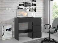 Biurka - Biurko komputerowe szkolne z szufladami Beta 3 czarne - miniaturka - grafika 1