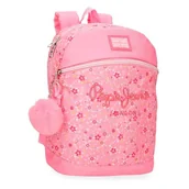 Plecaki - Pepe Jeans Alenka Rosa Plecak na co dzień Różowy 25x32x12 cm Poliester 9,6 l by Joumma Bags, Różowy kolor, Talla única, plecak na co dzień - miniaturka - grafika 1