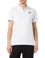 Koszulki męskie - 4F T-shirt męski, Tsm356, biały, M, biały, M - miniaturka - grafika 1