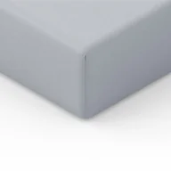 Prześcieradła - Spod Igły i Nitki Prześcieradło Jersey z gumką 220x200 cm szare - miniaturka - grafika 1