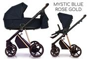 Wózki dziecięce - ROAN IVI 3w1 Mystic Blue Rose Gold - miniaturka - grafika 1