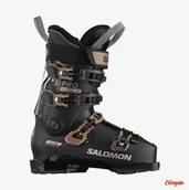 Buty narciarskie - Buty narciarskie Salomon S/PRO ALPHA 90 Black/Pink Gold Metallic/Silver 2022/2023 - miniaturka - grafika 1