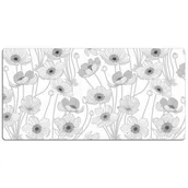 Podkładki na biurko - Mata ochronna na biurko Abstrakcyjne maki 120x60 cm - miniaturka - grafika 1