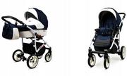 Wózki dziecięce - BabyLux WHITELUX 2w1 5904905103024 - miniaturka - grafika 1
