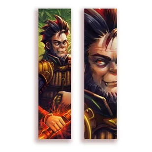Zakładka kartonowa - Sun Wukong - Zakładki do książek - miniaturka - grafika 1