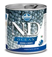 Mokra karma dla psów - Farmina N&D OCEAN Herring & Shrimp 285g PND285002 - miniaturka - grafika 1