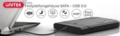 Obudowy i kieszenie na dyski twarde - Unitek Obudowa USB-C 5Gbps HDD/SSD SATA UASP - miniaturka - grafika 1