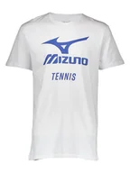 Koszulki sportowe męskie - Mizuno Koszulka sportowa "Tennis Big MRB" w kolorze białym - miniaturka - grafika 1