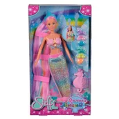 Lalki dla dziewczynek - Lumarko Lalka Steffi Tęczowa Syrena Z Akcesoriami! - miniaturka - grafika 1