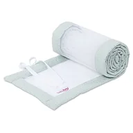 Pościel dla dzieci - babybay Gniazdko Mesh Royal pasuje do modelu Original, miętowe błyszczące kropki złote - miniaturka - grafika 1