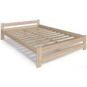 Łóżka - Drewniane łóżko w stylu skandynawskim 120x200 - Difo 3X - miniaturka - grafika 1