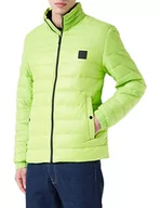 Kurtki męskie - BOSS Męska kurtka pikowana Oden z logo silikonowym, Bright Green329, 56 - miniaturka - grafika 1