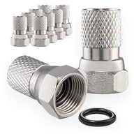 Inne akcesoria audio-wideo - Wtyk Sat "F" 6,8Mm+ Uszczelka Lb0032 Vayox (Opakowanie 10 Szt.) - miniaturka - grafika 1