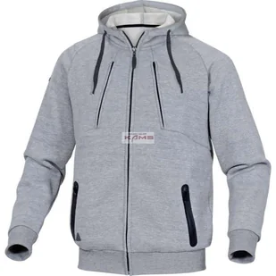 Delta Plus Bluza z molton poliestru/bawełna kolor szary rozmiar XXL ANziOGRXX ANziOGRXX - Odzież robocza - miniaturka - grafika 1
