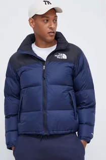 Kurtki męskie - The North Face kurtka puchowa męska kolor granatowy zimowa - grafika 1