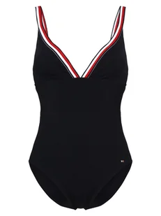 Tommy Hilfiger Damski kostium kąpielowy Kobiety niebieski jednolity, L - Stroje kąpielowe - miniaturka - grafika 1