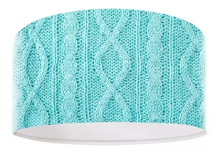 Macodesign Lampa wisząca Turkusowy sewterek foto-196-40cm, 60 W - Lampy sufitowe - miniaturka - grafika 1