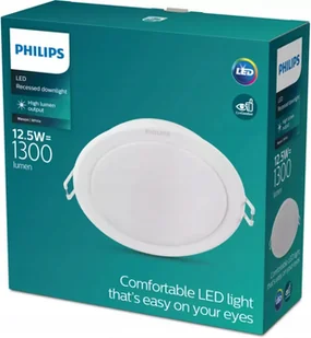 Panel Led Oprawa Philips 14x14 cm 14cm Podtynkowa Wpuszczana 12.5W biała - Lampy sufitowe - miniaturka - grafika 1