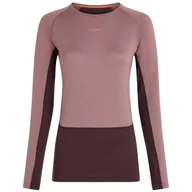 Koszulki sportowe damskie - Koszulka damska Icebreaker Merino 260 ZoneKnit LS Crewe Rozmiar: M / Kolor: różowy - miniaturka - grafika 1